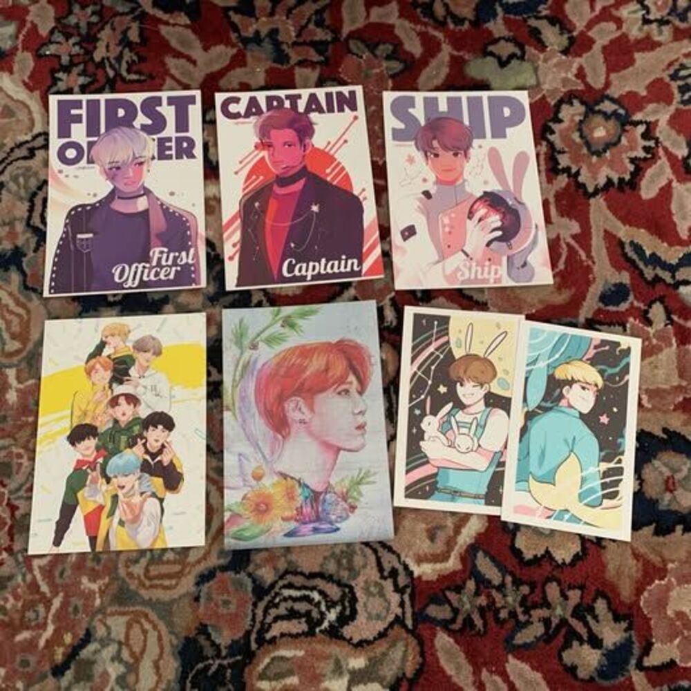BTS Fan Art Prints and Postcards